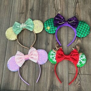 NWOT Mickey Mouse ears set of 4